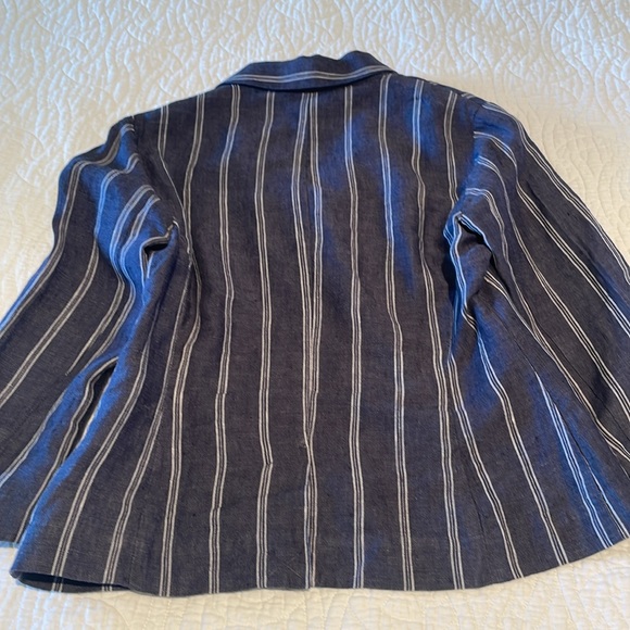Cabi nautical stripe linen blazer - Picture 4 of 6